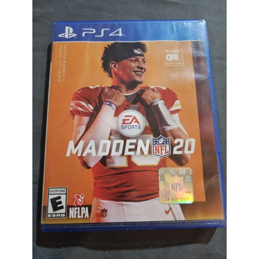 Madden‎ NFL 20 Sony PlayStation 4 PS4 EA Sports Patrick Mahomes II Football Game